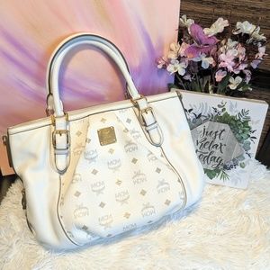 MCM white purse.
